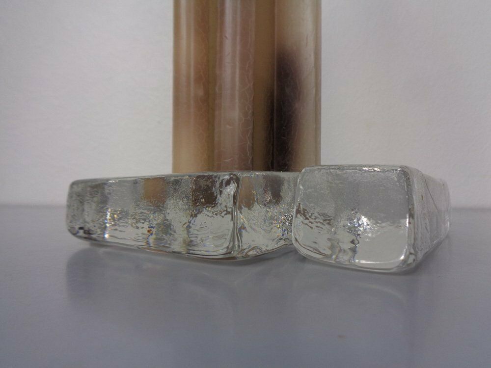 photo for sale Scandinavien Glass Candleholder, 1960s