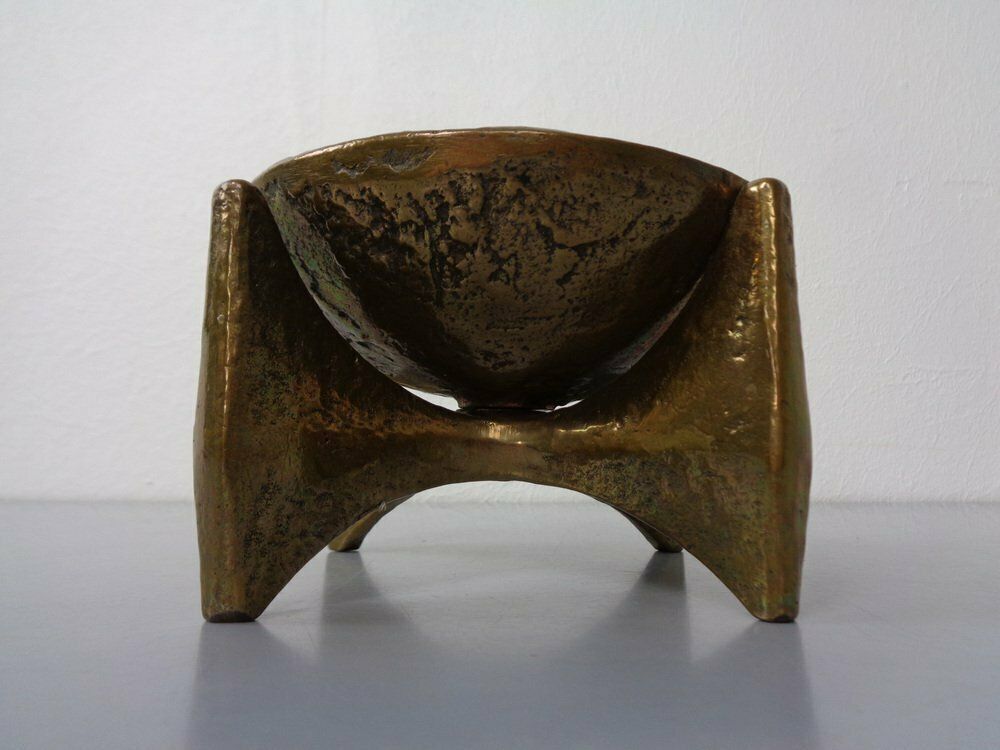 Brutalist Bronze Candleholder By Michael Harjes, 1960s photo 307.0