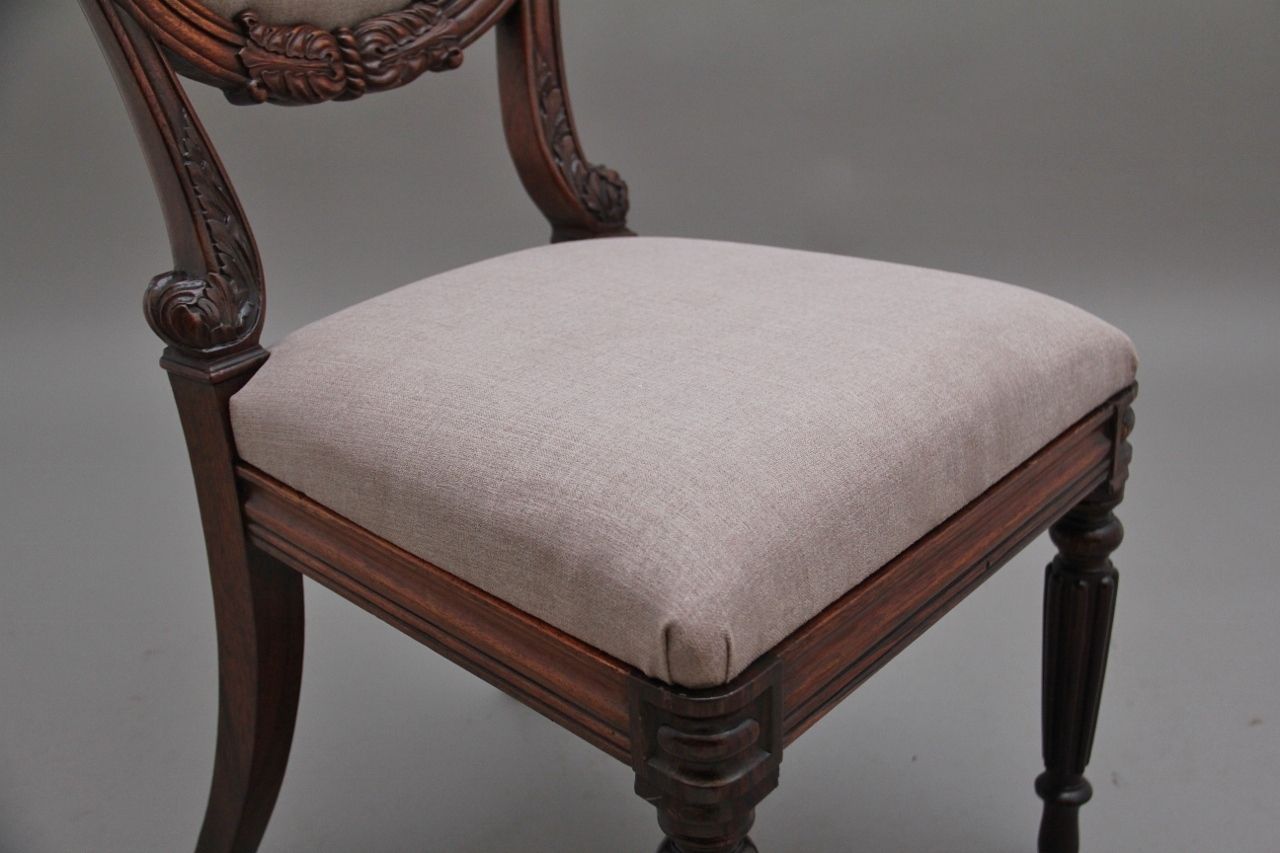 photo furniture A Set Of Six Anglo Indian Rosewood Dining Chairs