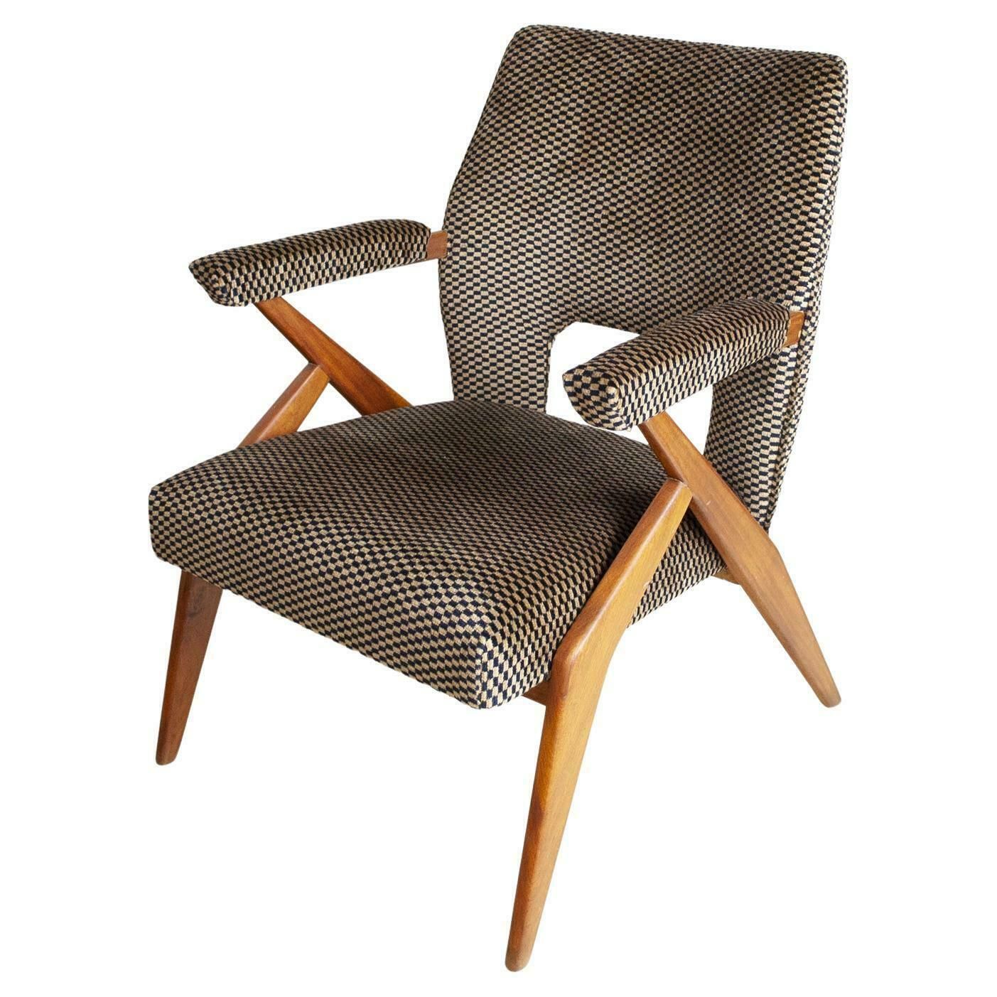 Antonino Gorgone Italian Mid Century Armchairs