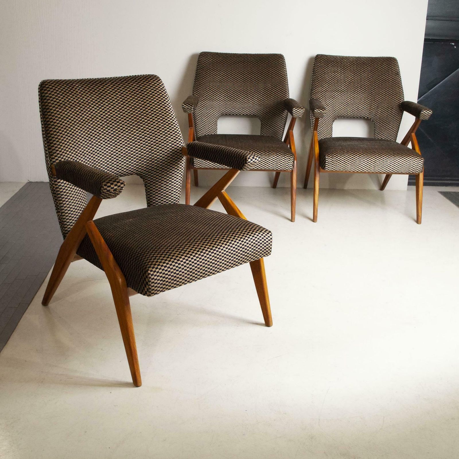 Antonino Gorgone Italian Mid Century Armchairs photo buy