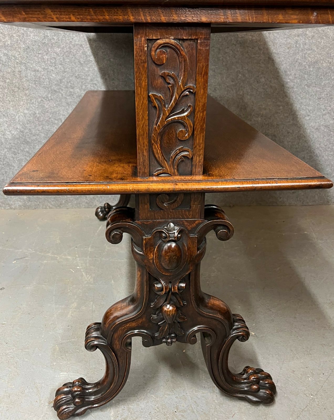Antique Rise And Fall Dumb Waiter Buffet photo for sale