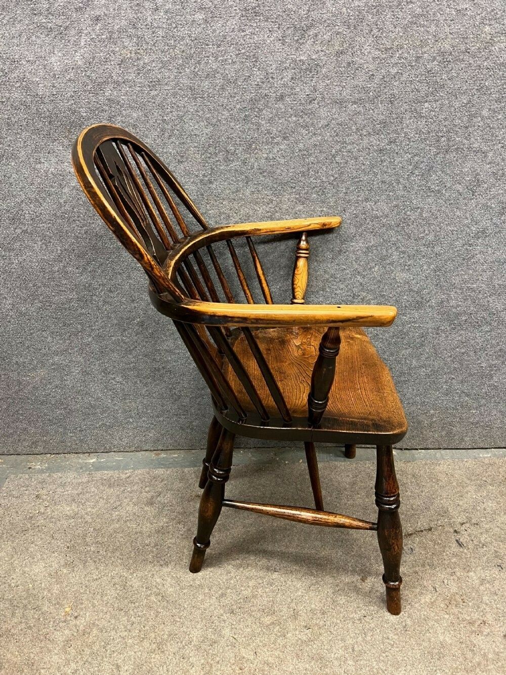 Antique Windsor Armchair, 1800s photo for sale