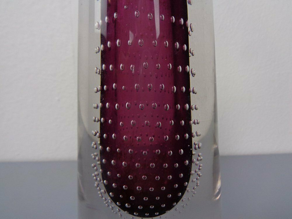 photo vintage Glass Vase By Gunnel Nyman For Nuutajarvi Notsjo, Finland, 1940s