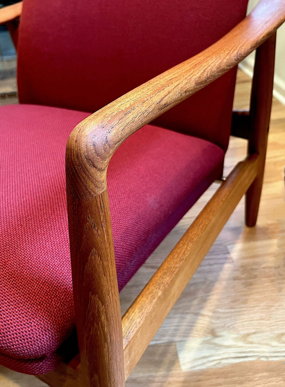 Danish Modern Søren Ladefoged Reclining Teak Lounge Chair And Ottoman photo 2028.0