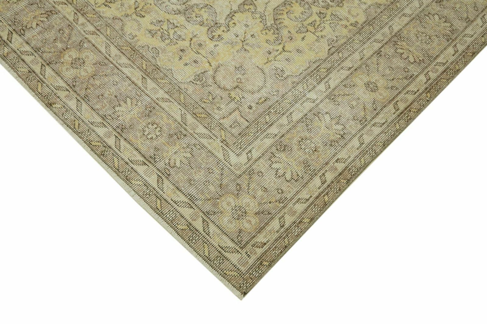 Handmade 327 X 210 Cm Beige Turkish Vintage Area Rug photo Textiles