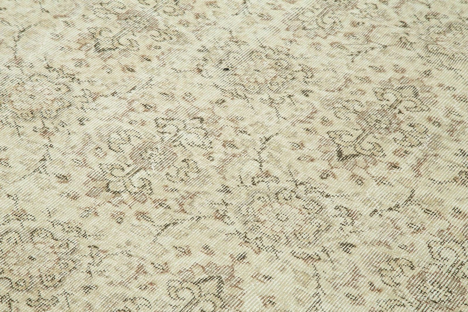 Handmade Decorative Beige 310 X 208 Cm Turkish Vintage Area Rug photo 1046.0