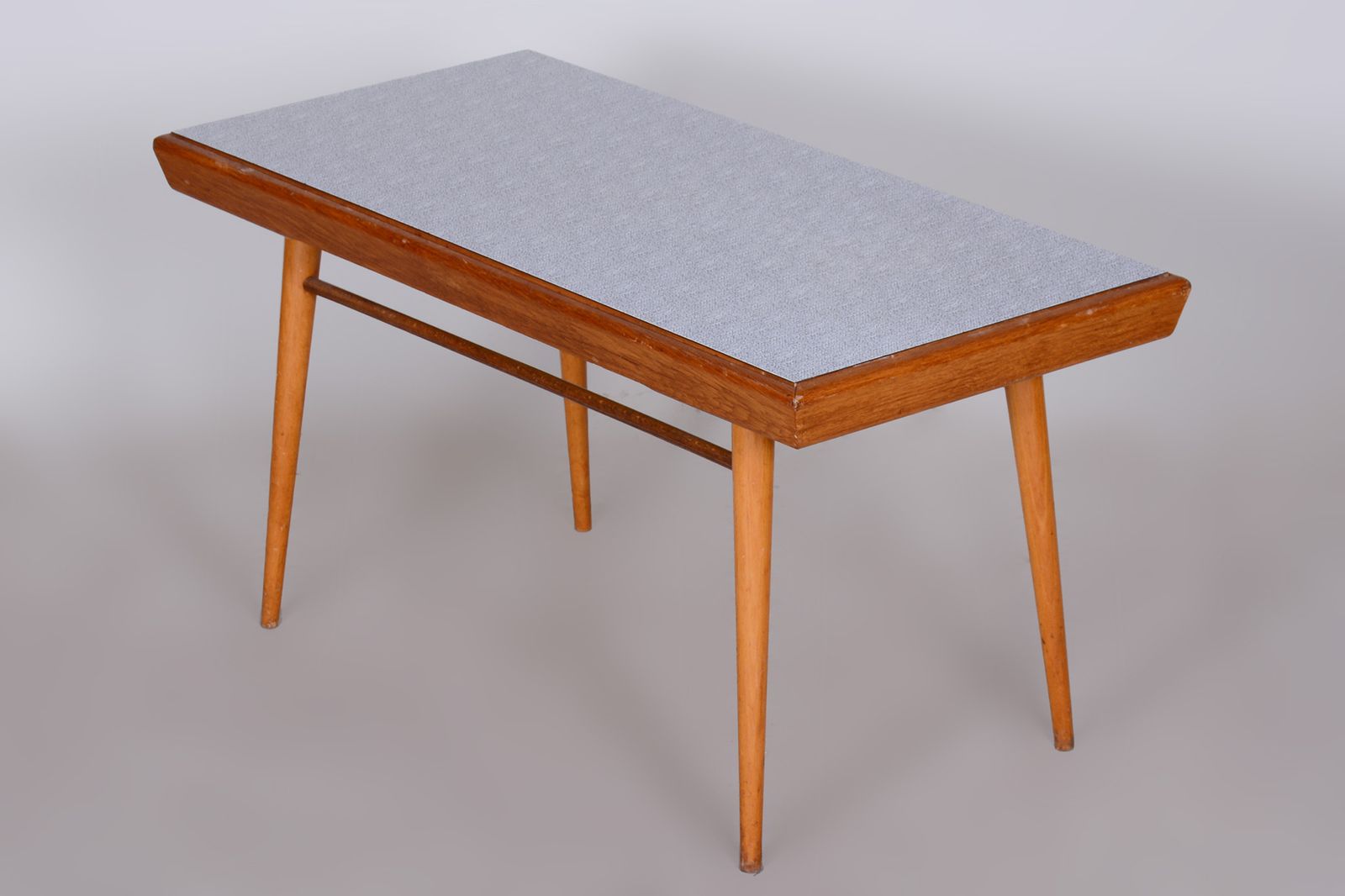 Oak Midcentury Coffee Table, Well Preserved Condition, Czechia, 1950s photo buy