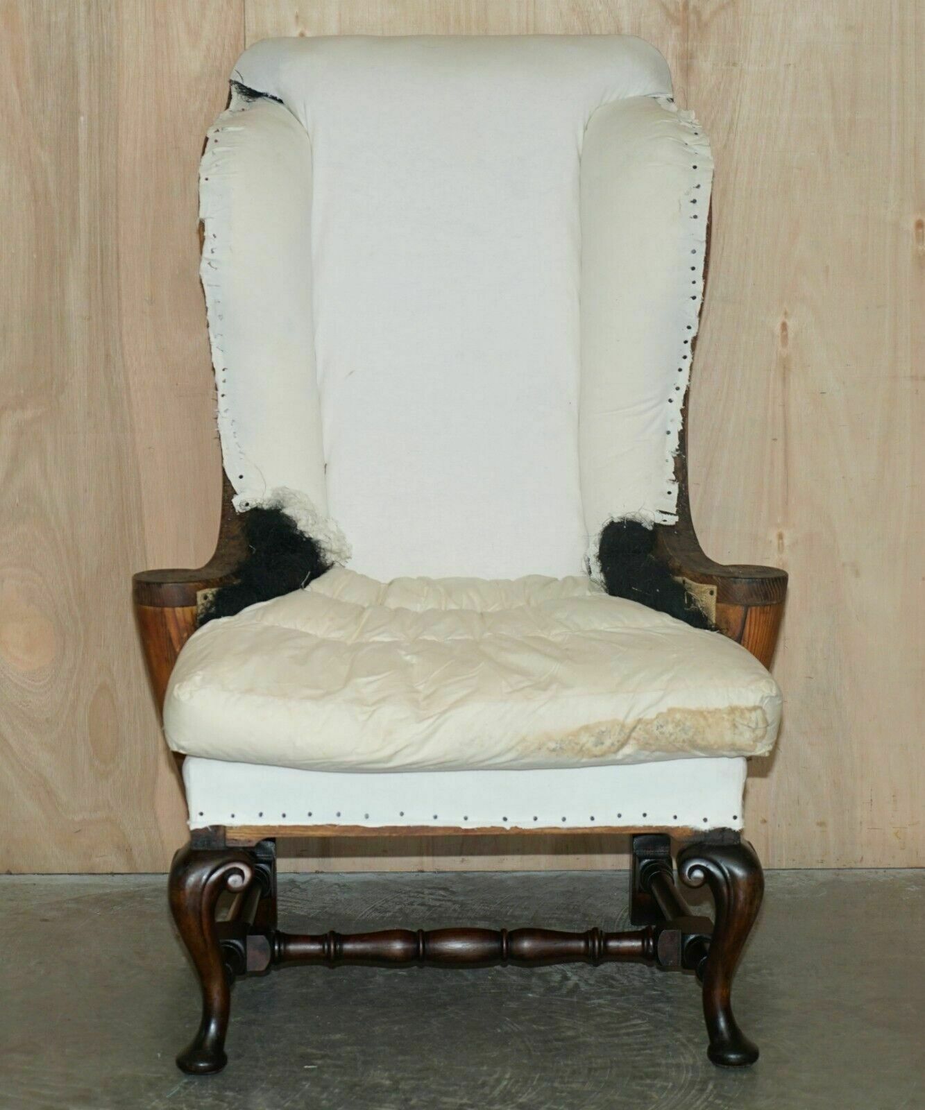 Pair Of Antique Georgian Deconstructed Wingback Armchairs William Morris Arms photo for sale