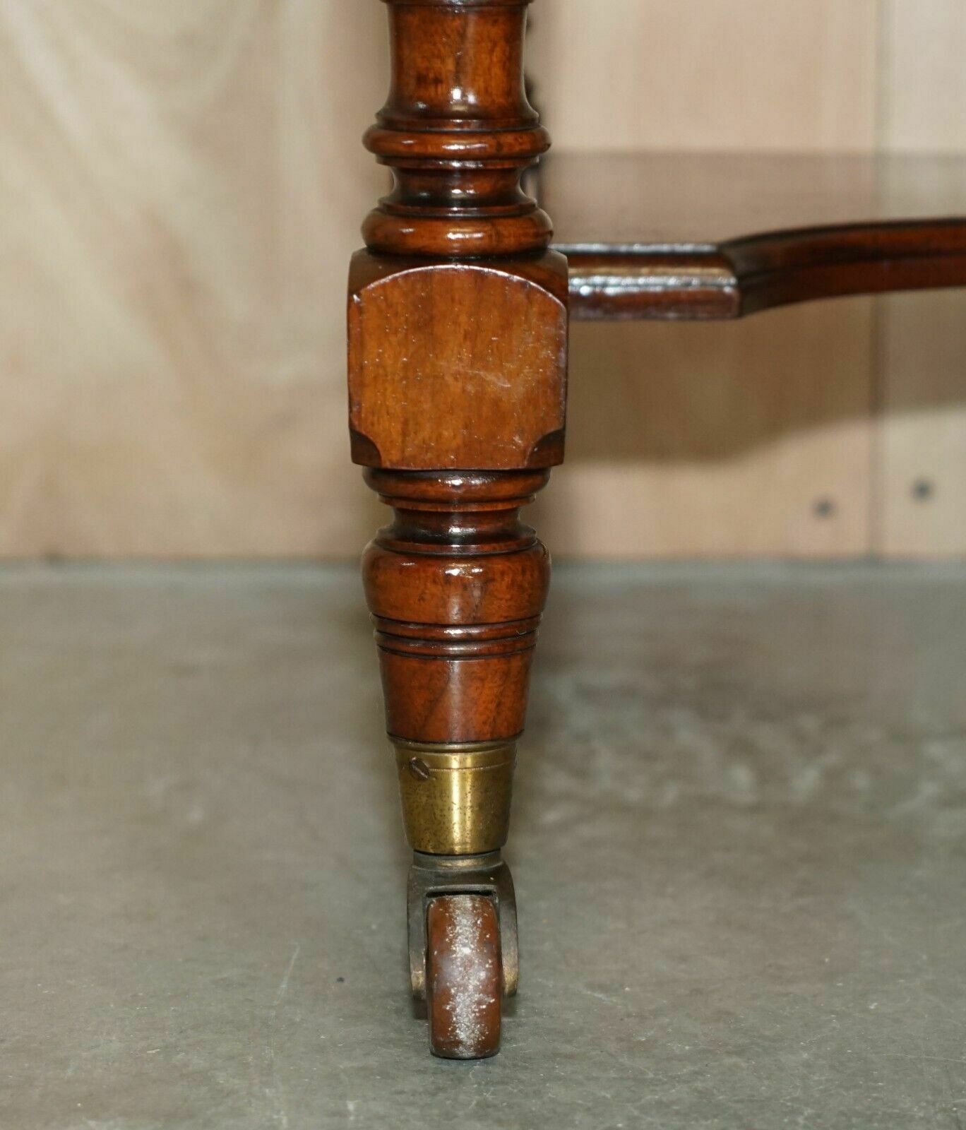 Fine Victorian Jas Shoolbred Green Marble Topped Watchmakers Desk Writing Table photo vintage
