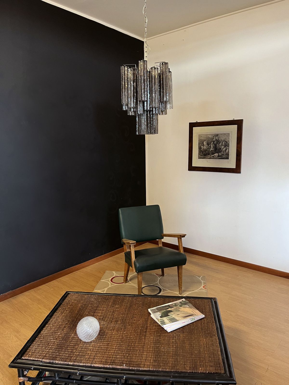 Fantastic Murano Smoked Glass Tube Chandelier photo buy