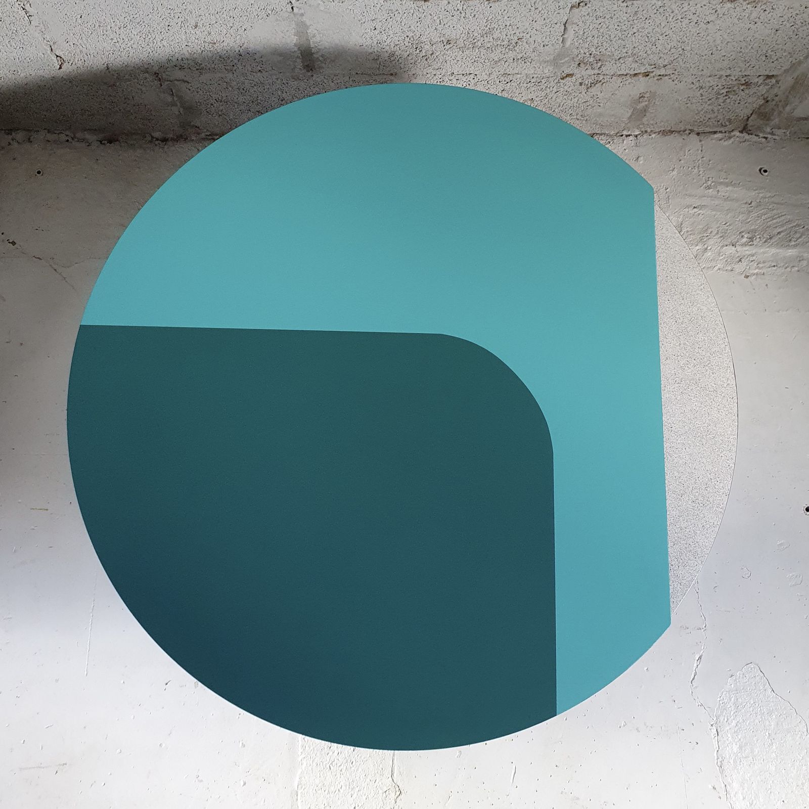 photo for sale Teal And Turquoise Round Coffee Table