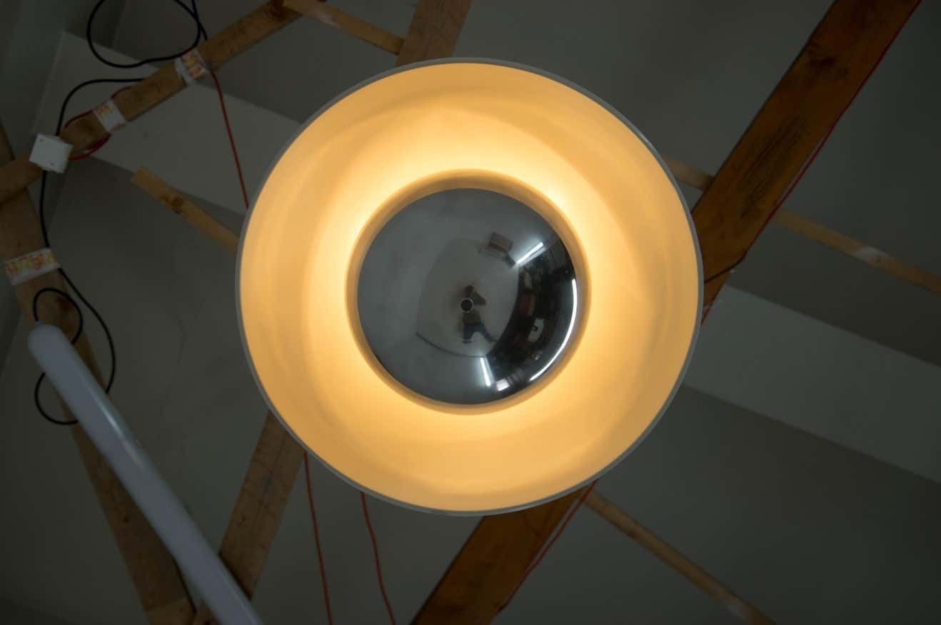 photo for sale Rare Bauhaus Chandelier By Ias, 1930s, Restored