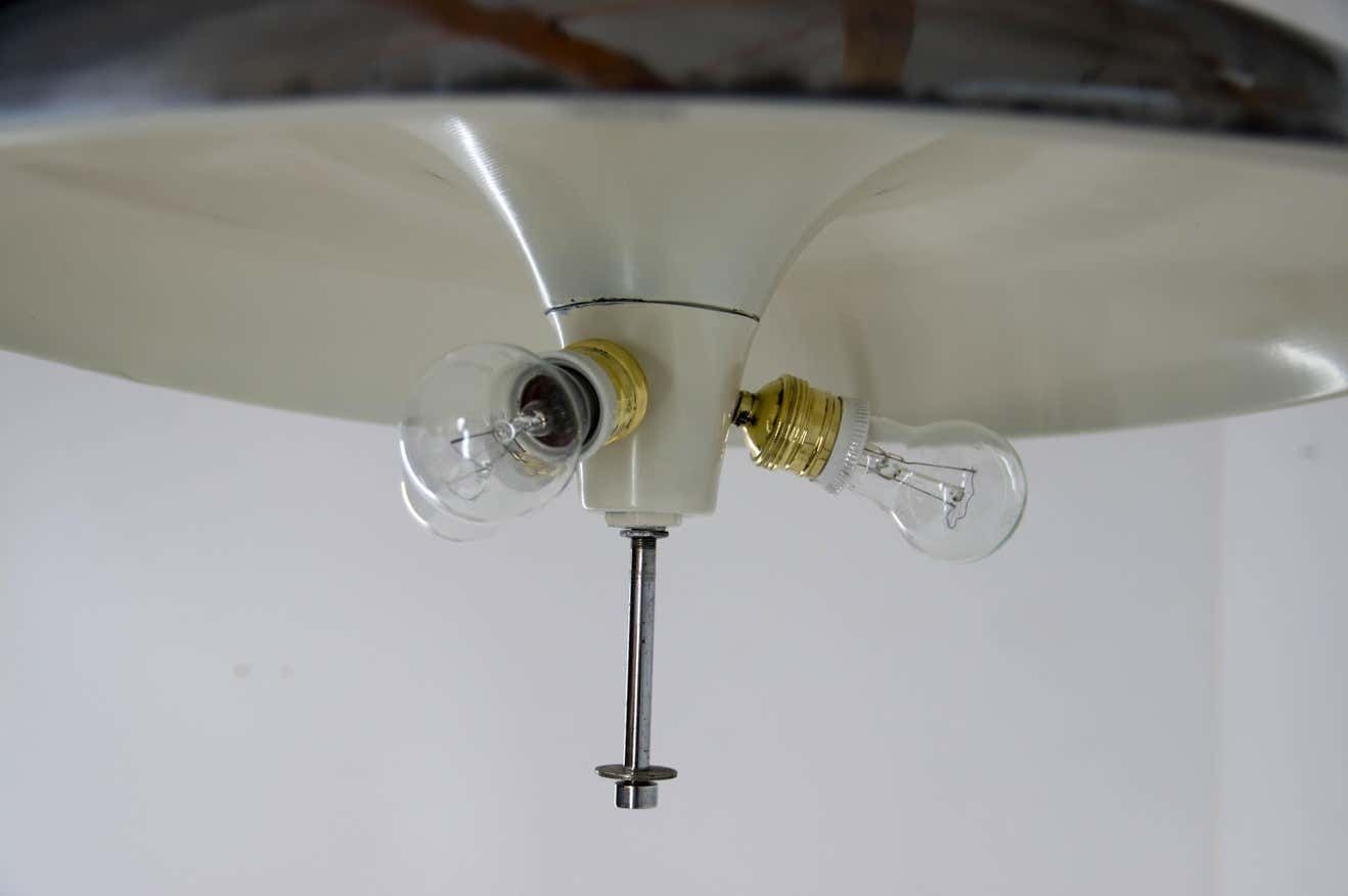 photo vinterior Rare Bauhaus Chandelier By Ias, 1930s, Restored