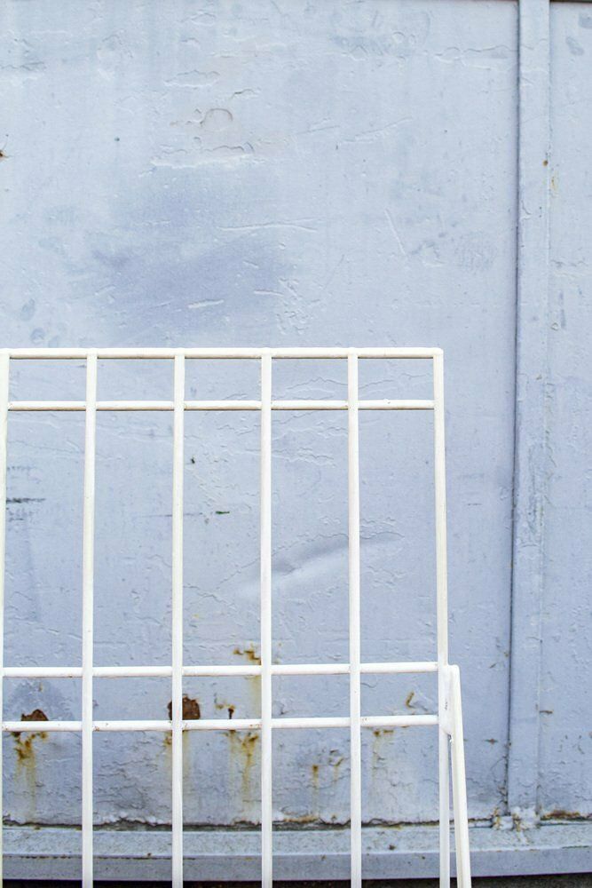 Italian Brutalist Iron Stacking Chairs, 1970s, Set Of 6 photo vinterior
