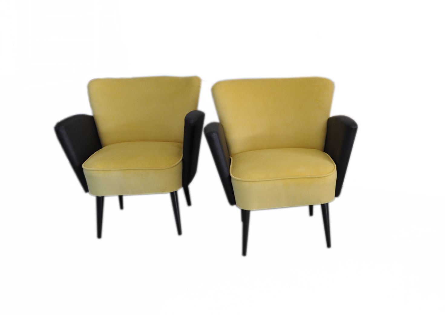 Midcentury Cocktail Chairs, Pair photo vintage