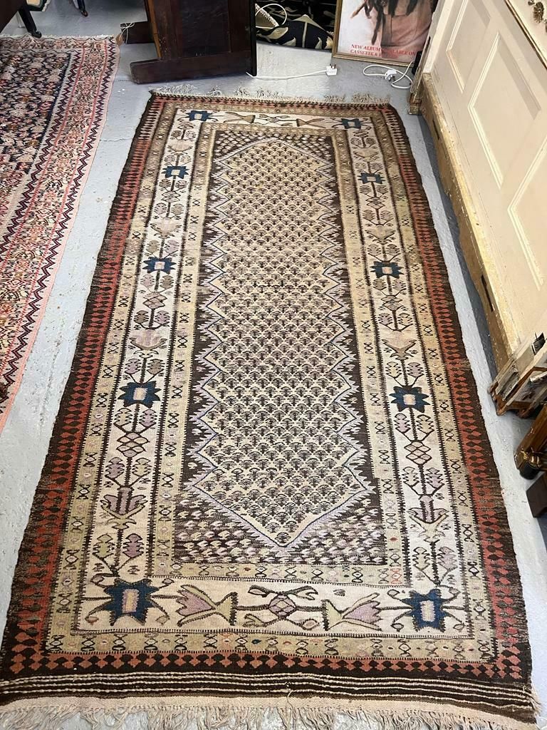 photo furniture Antique Caucasian Shirvan Kilim Rug C. 1900
