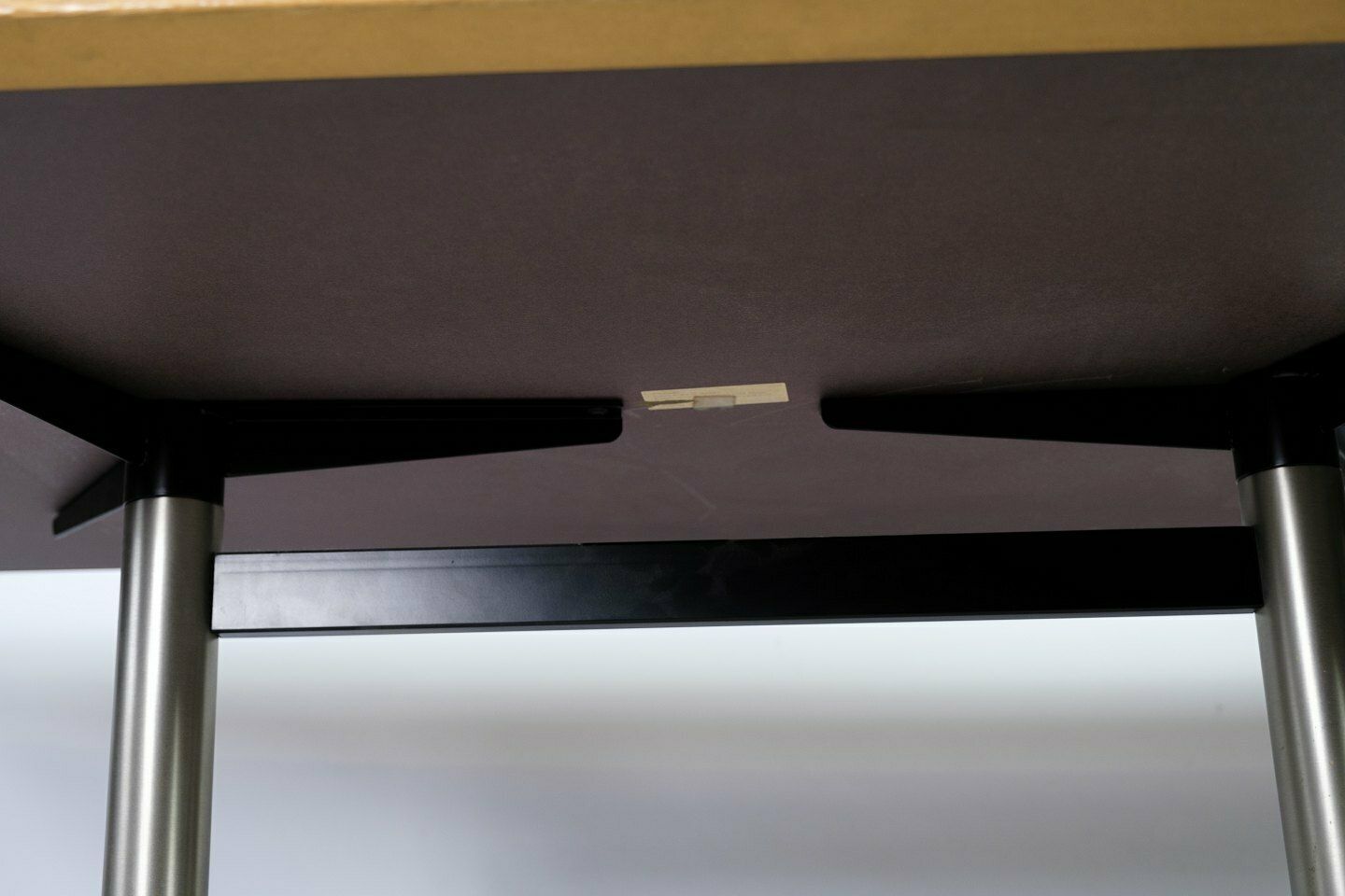 Spinal Dining Table, Paul Leroy, Oak, Matt Chrome Plated Steel Frame, Paustian photo 1075.0