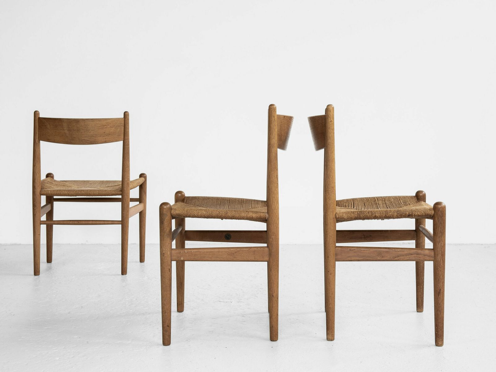 Midcentury Danish Ch36 Chair In Oak By Hans Wegner For Carl Hansen & Søn photo 873.6