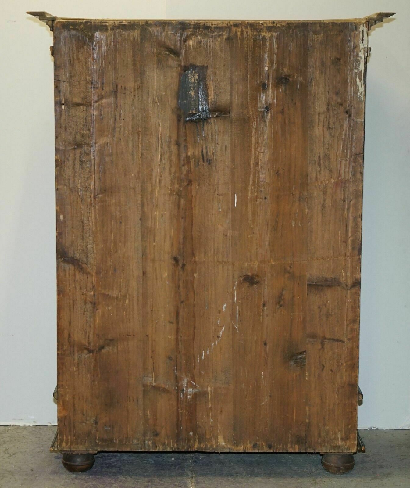 photo buy Stunning Rare Antique 1829 1851 Dated Hand Painted German Marriage Wardrobe