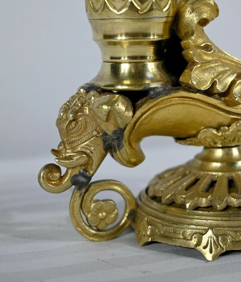 photo for sale Pair Of Bronze Rython Vases – 1st Part Of The 19th Century