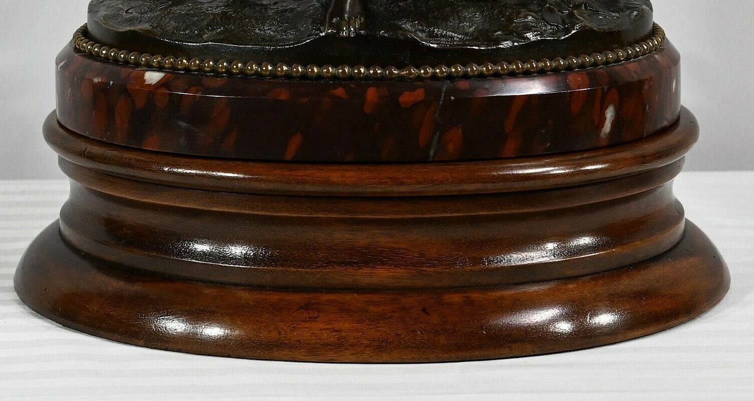 photo vintage Bronze "The Childhood Of Silenus", After Clodion   2nd Part Of The 19th Century