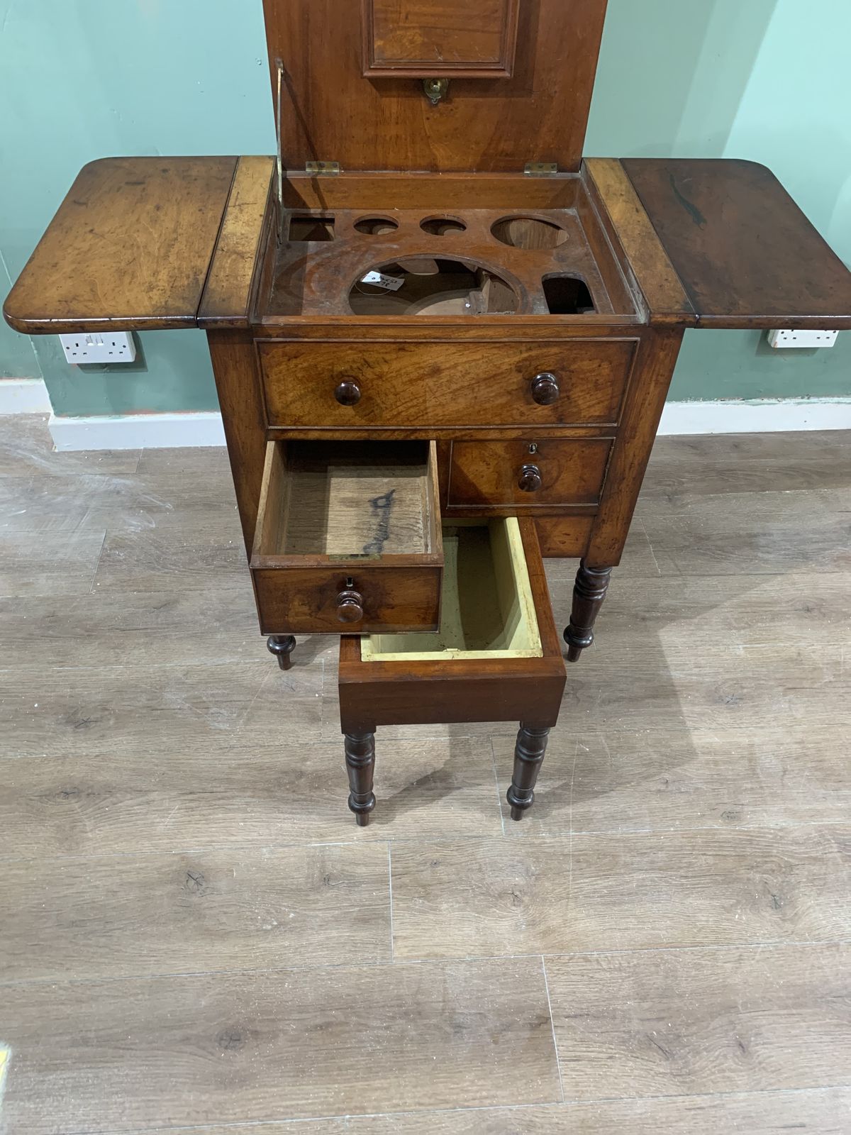 Antique Mahogany Gentleman’s Wash Stand photo Furniture