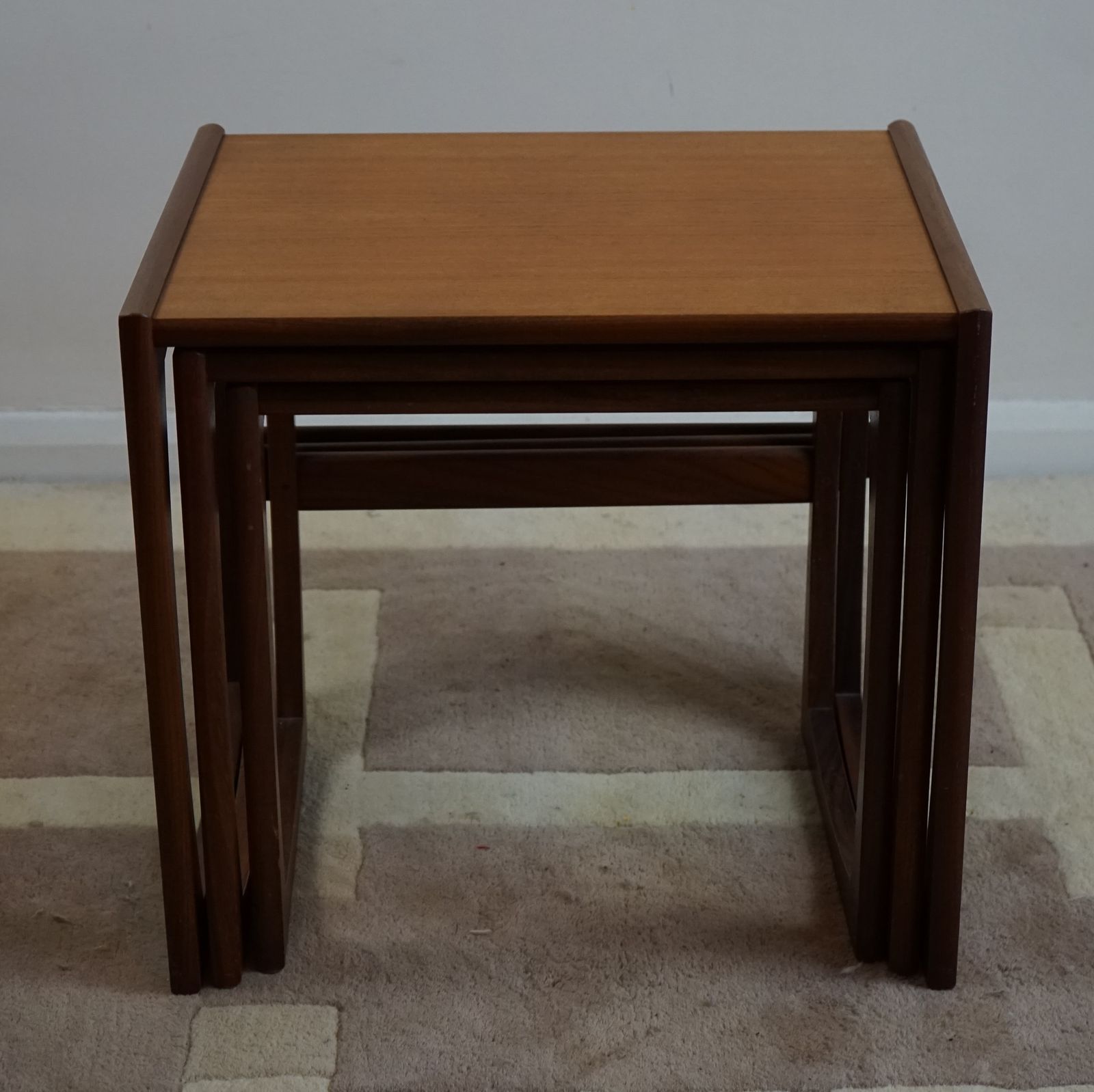 A G Plan Teak Nest Of Three Occasional Tables photo vinterior