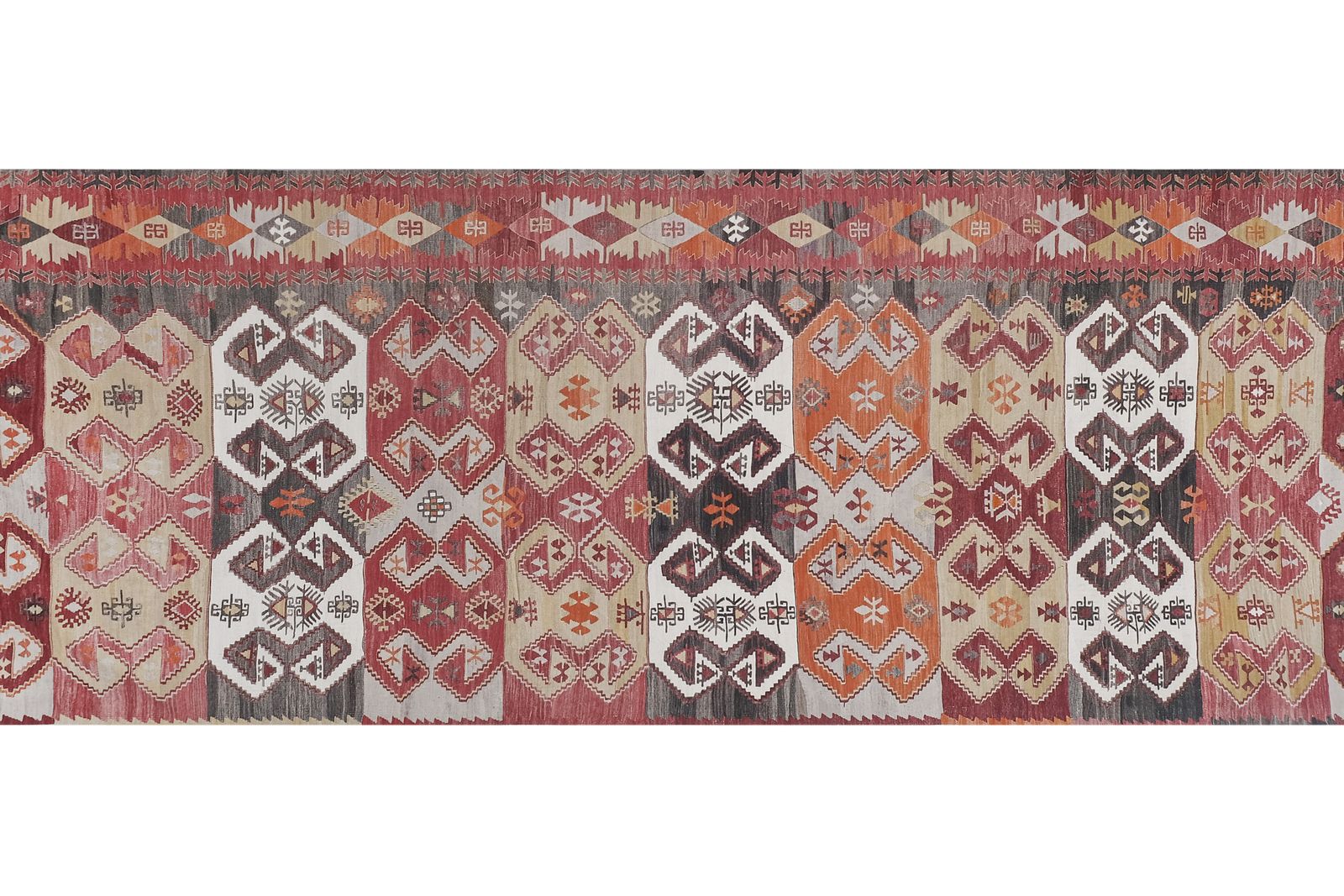 Vintage Foyer Turkish Kilim Rug 4'11'' X 14'5'' photo furniture