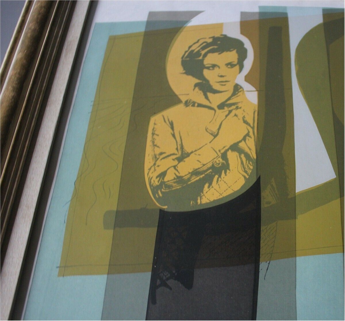 1970's Lithograph Of A Woman By Reginald James Lloyd photo for sale