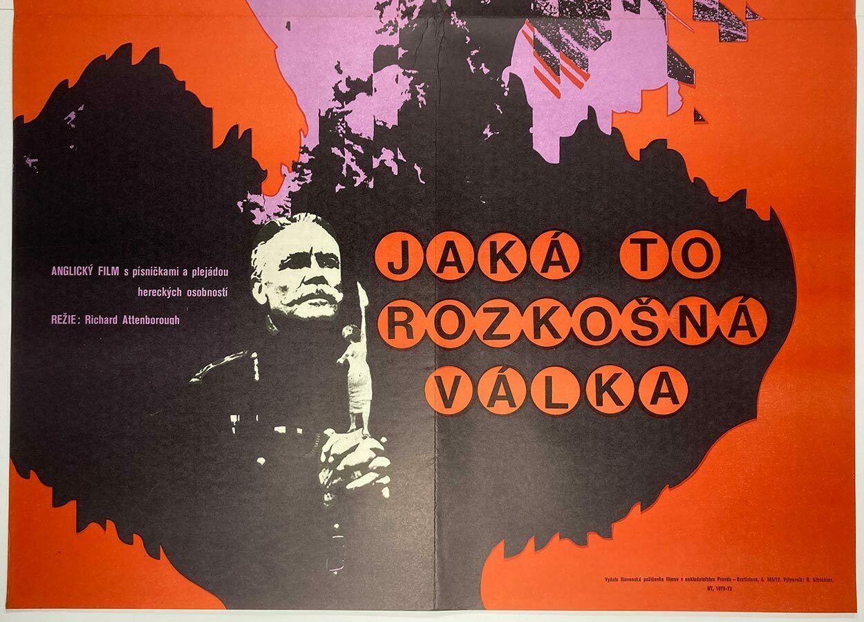 Art Movie Poster, Oh! What A Lovely War, Rudolf Altrichter, 1972 photo
