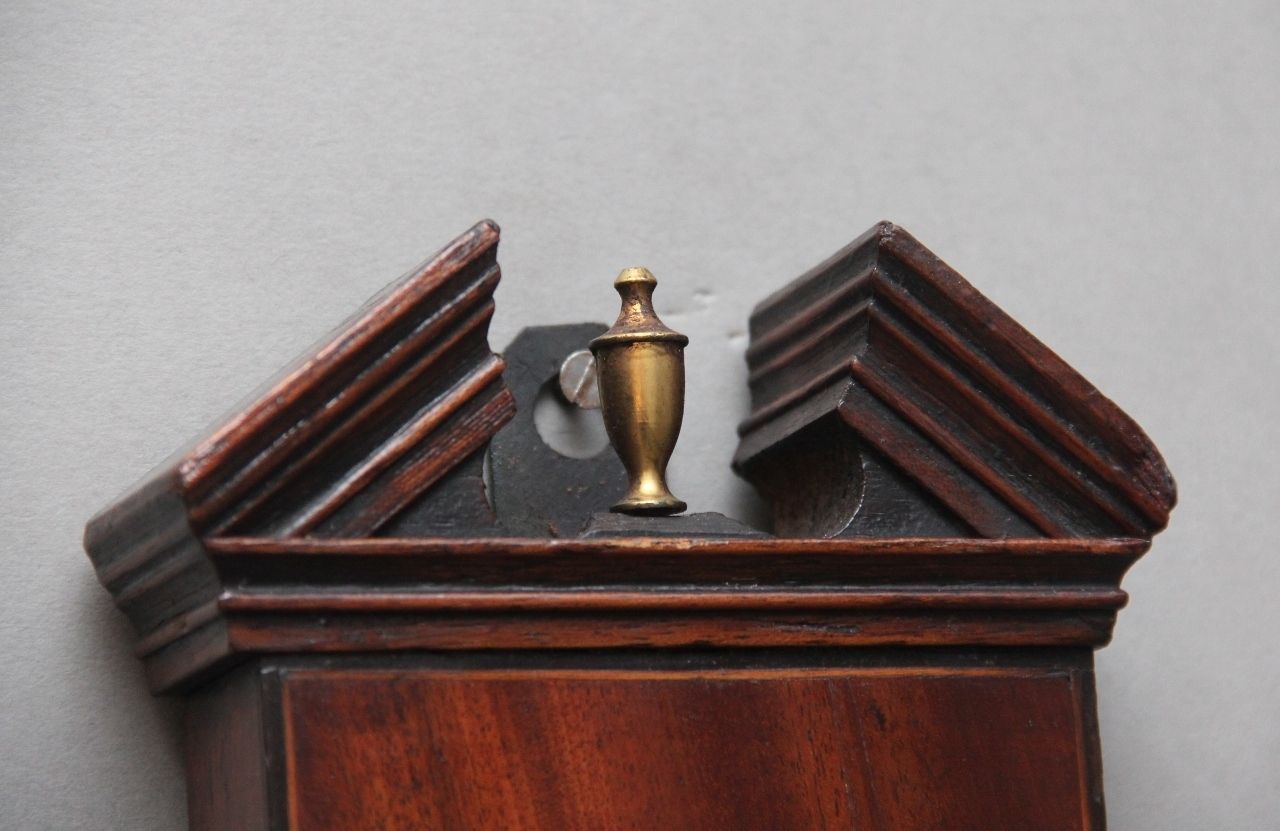 19th Century Inlaid Mahogany Banjo Barometer By L Casatelli Of Liverpool photo vinterior