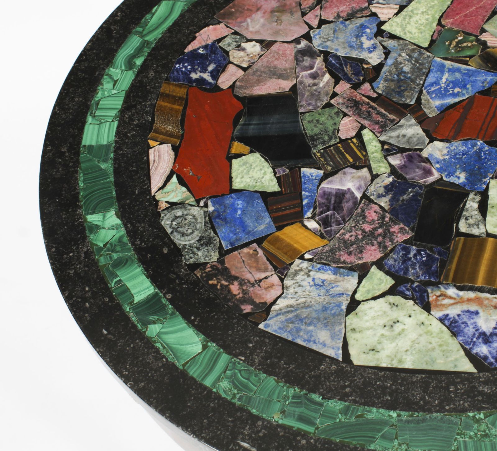 Antique Italian Pietra Dura Occasional Table Early 20th Century photo 2450.0