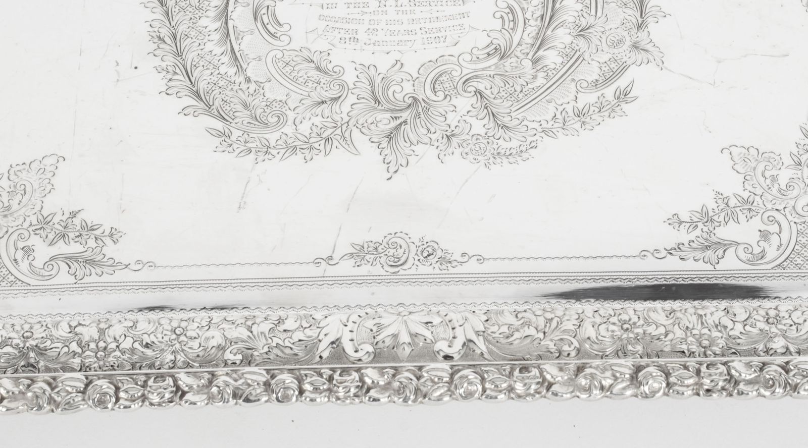Antique Silver Plated Salver By Fenton Russel C1880 19th C photo buy