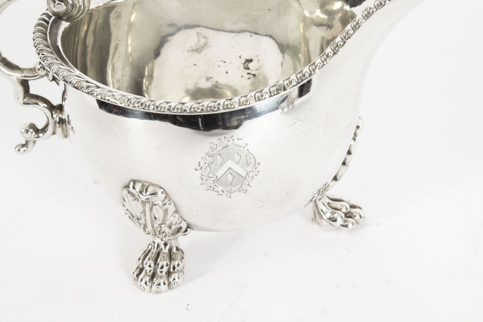 Antique Pair English Old Sheffield Silver Plated Sauce Boats 1830 19th Cent photo 675.0