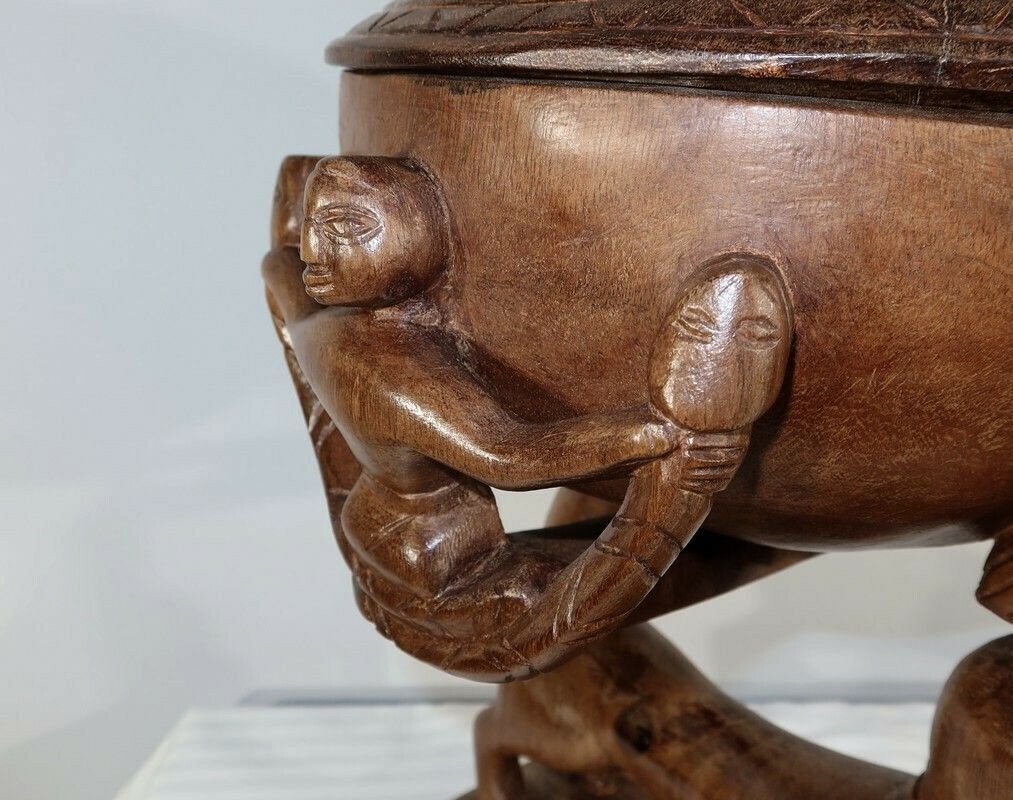 Home Decor Old African Tobacco Pot, 20th, Early 20th Century photo