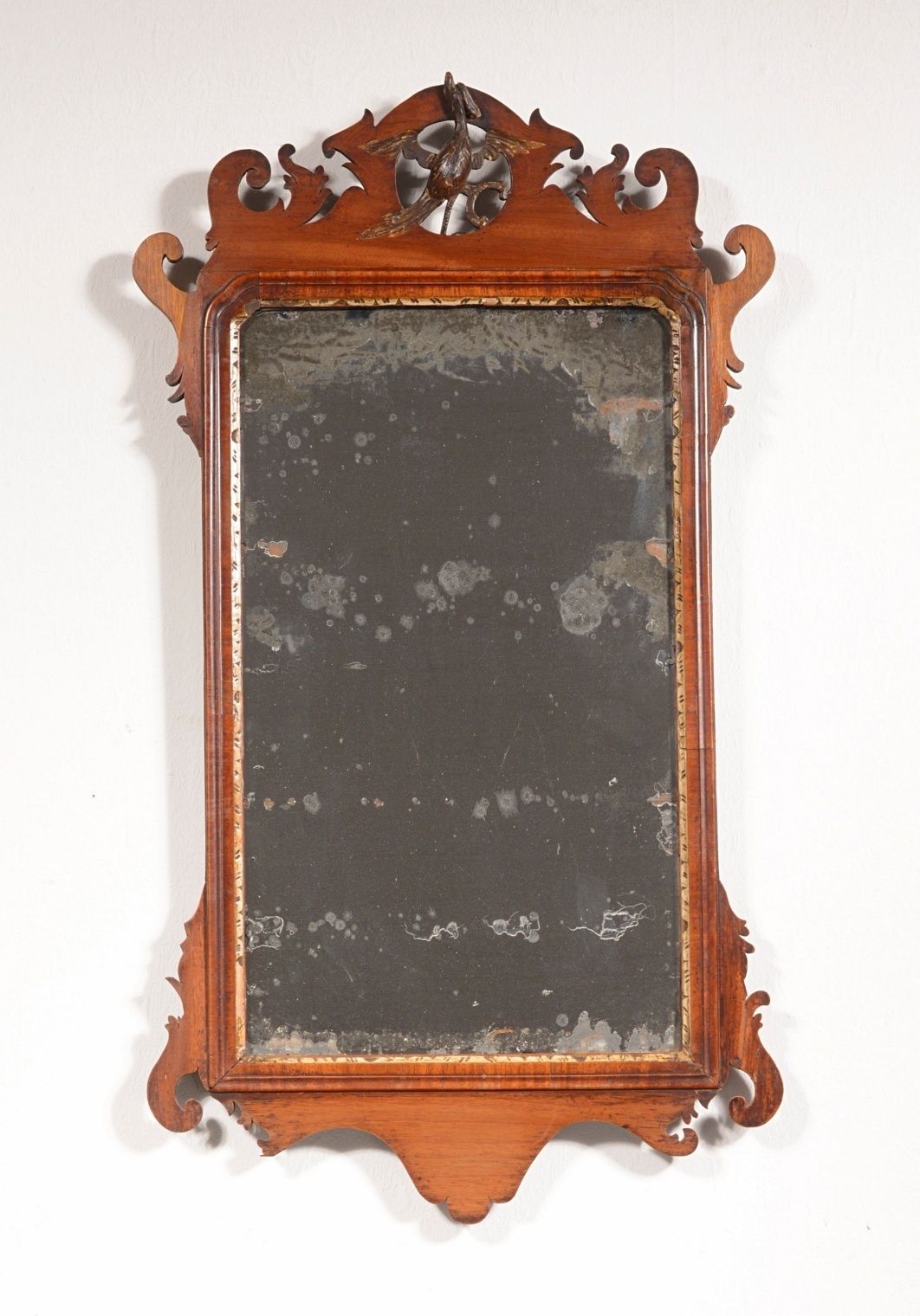 photo vinterior A 19th Century Swansea Mirror With Mercury Plate   C.1840