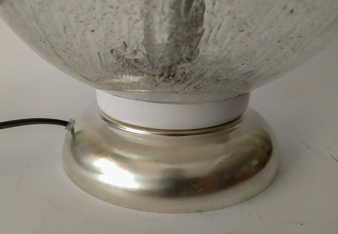 Bilobo Desk Light Vintage Design Tobia Murano Glass Shoe Space Age Table Lamp Ball Sphere Italian Boule photo Lighting