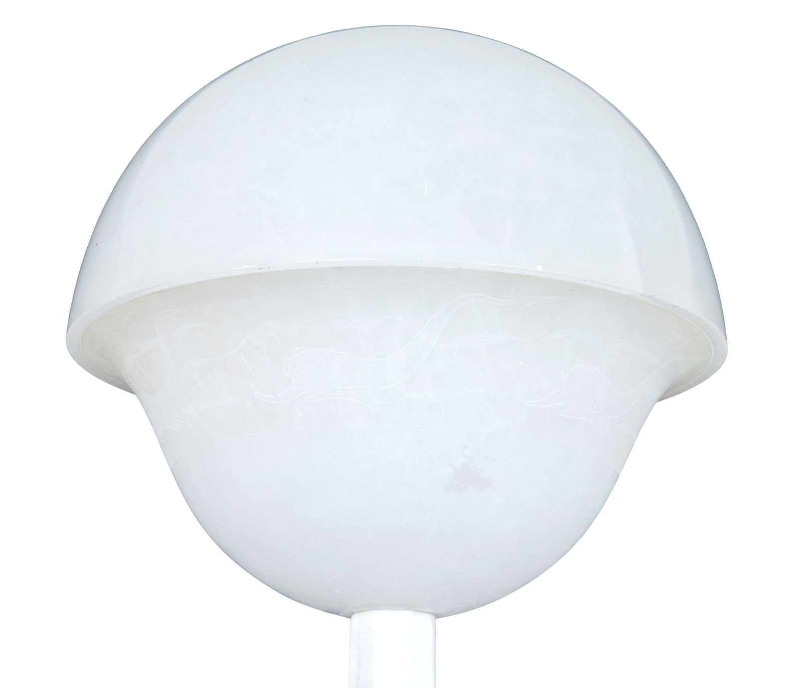 Early 20th Century Swedish Alabaster Figural Lamp photo vintage