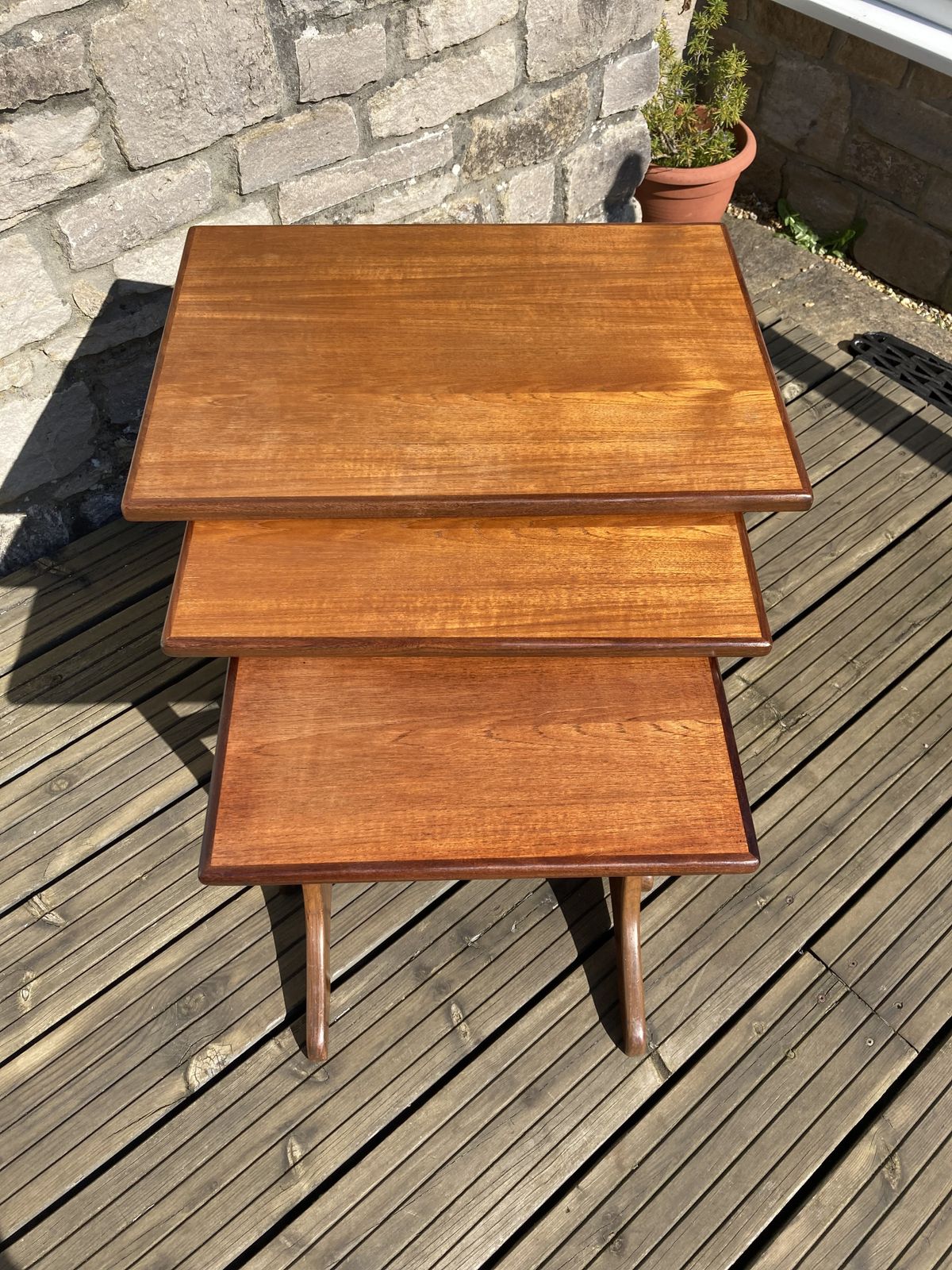 Teak Nest Of Tables By Victor Bramwell Wilkins For G Plan Set Of 3