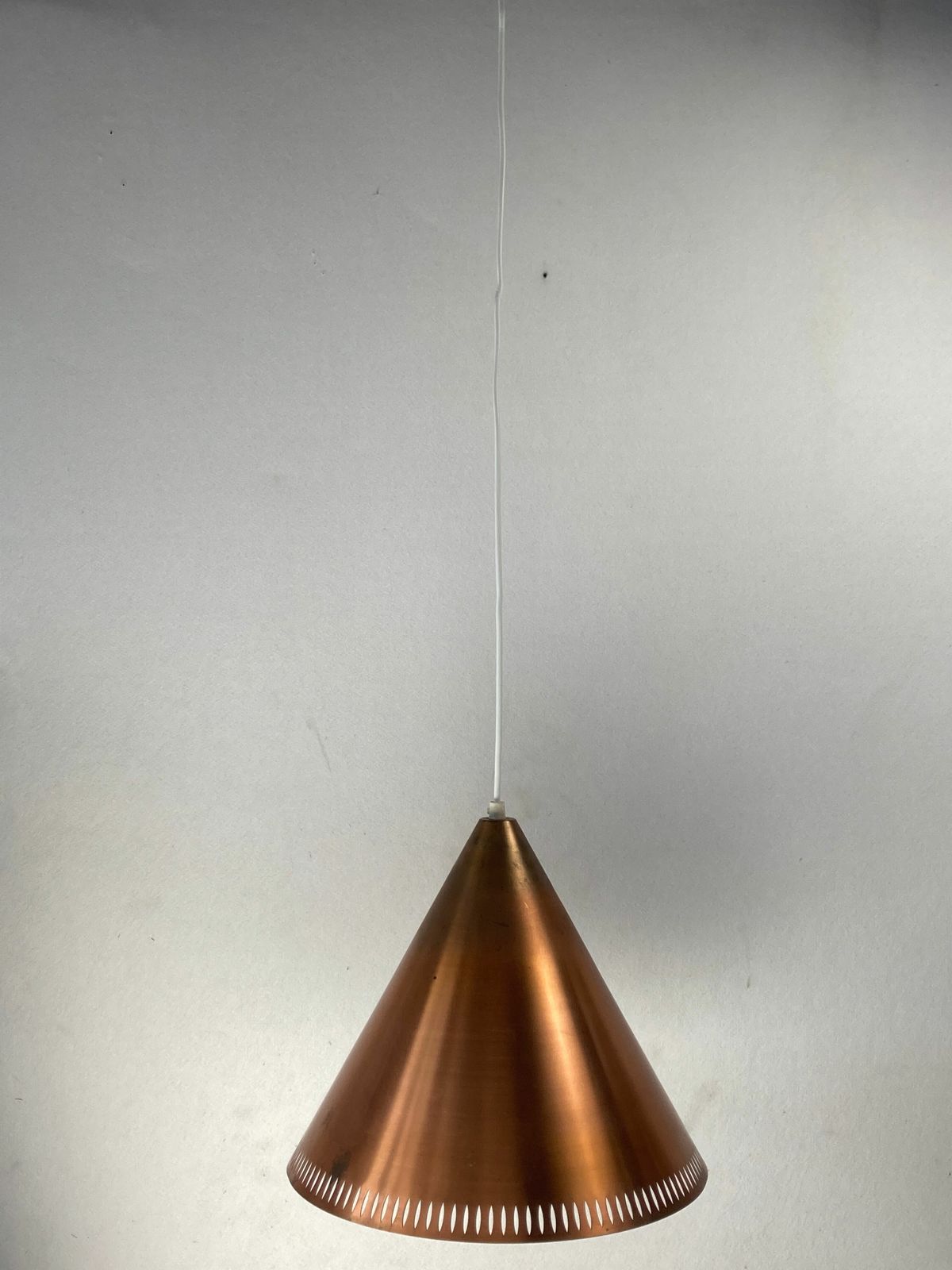 Perforated Copper Hanging Pendant, Nordisk Solar, Denmark photo 430.56