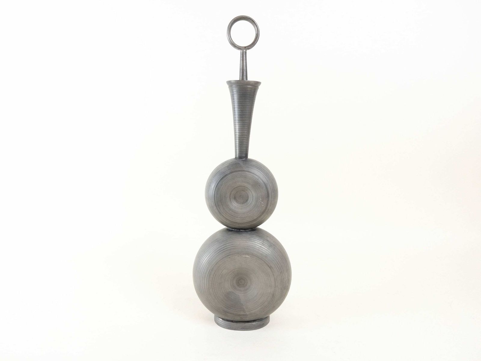 Havstad Pewter Decanter   Norwegian Sculptural Carafe By Gunnar Havstad   Elegant Decanter   Made In Norway photo for sale
