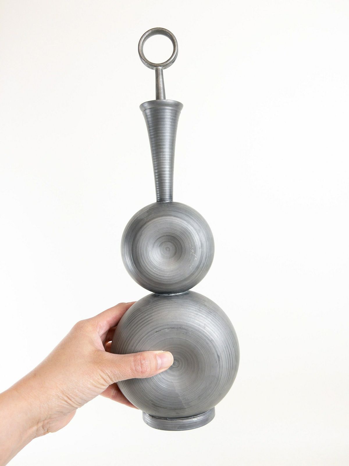 Havstad Pewter Decanter   Norwegian Sculptural Carafe By Gunnar Havstad   Elegant Decanter   Made In Norway photo Home Decor