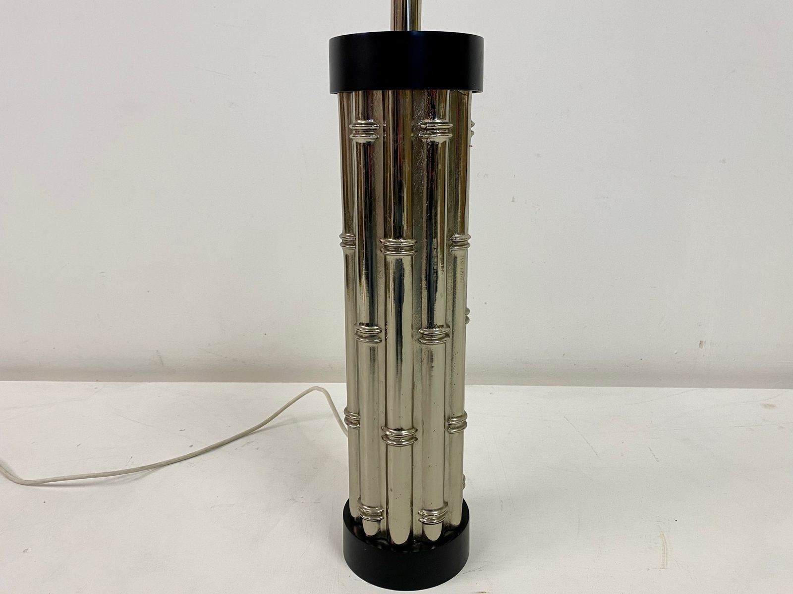photo furniture 1970s Faux Bamboo Table Lamp
