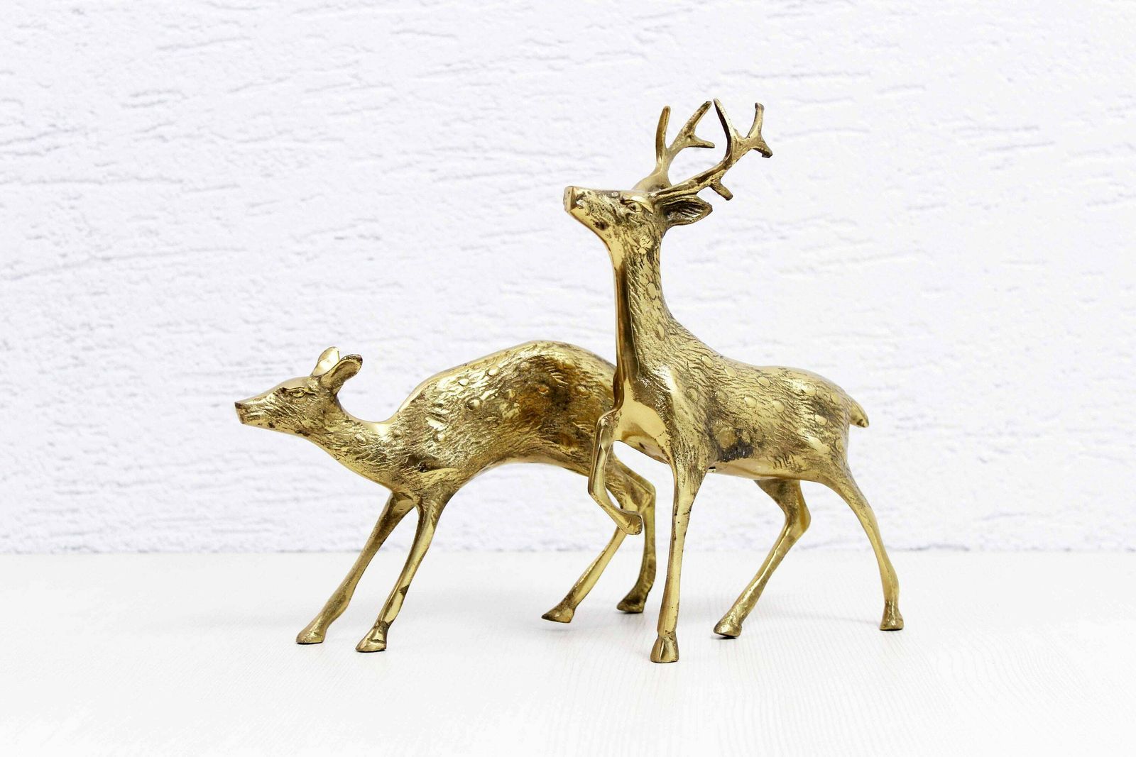 Couple Of Brass Deer From The 60s/70s