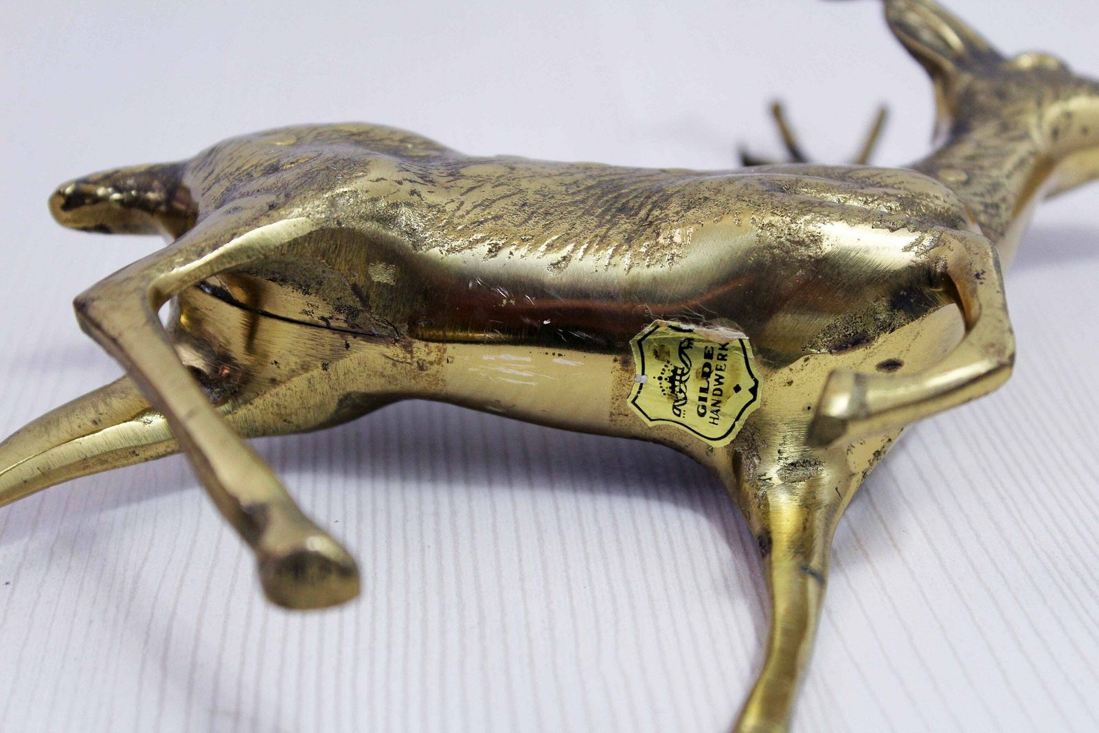 photo furniture Couple Of Brass Deer From The 60s/70s