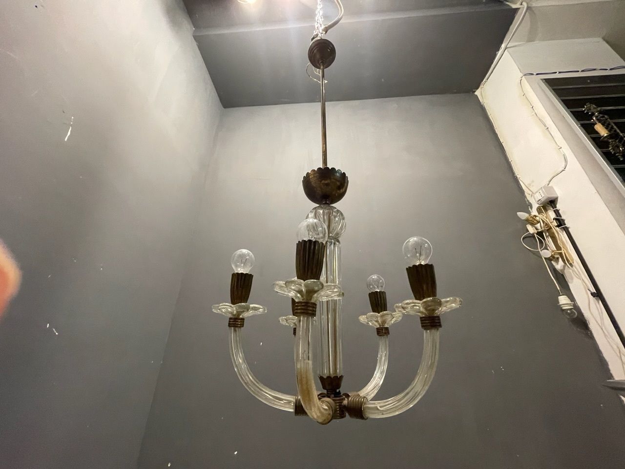 Murano Glass Barovier Chandelier 1940’s photo 1100.0