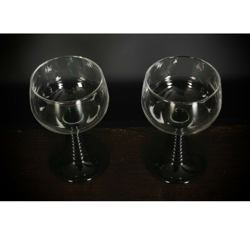 Pair Of Vintage Roemer Wine Glasses By Luminarc photo Home Decor