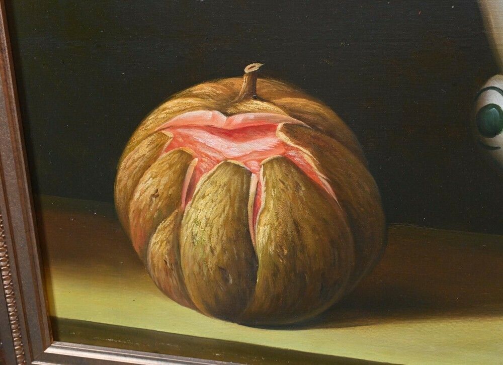 Georgian Still Life Oil Painting Fruit Bowl Art photo buy