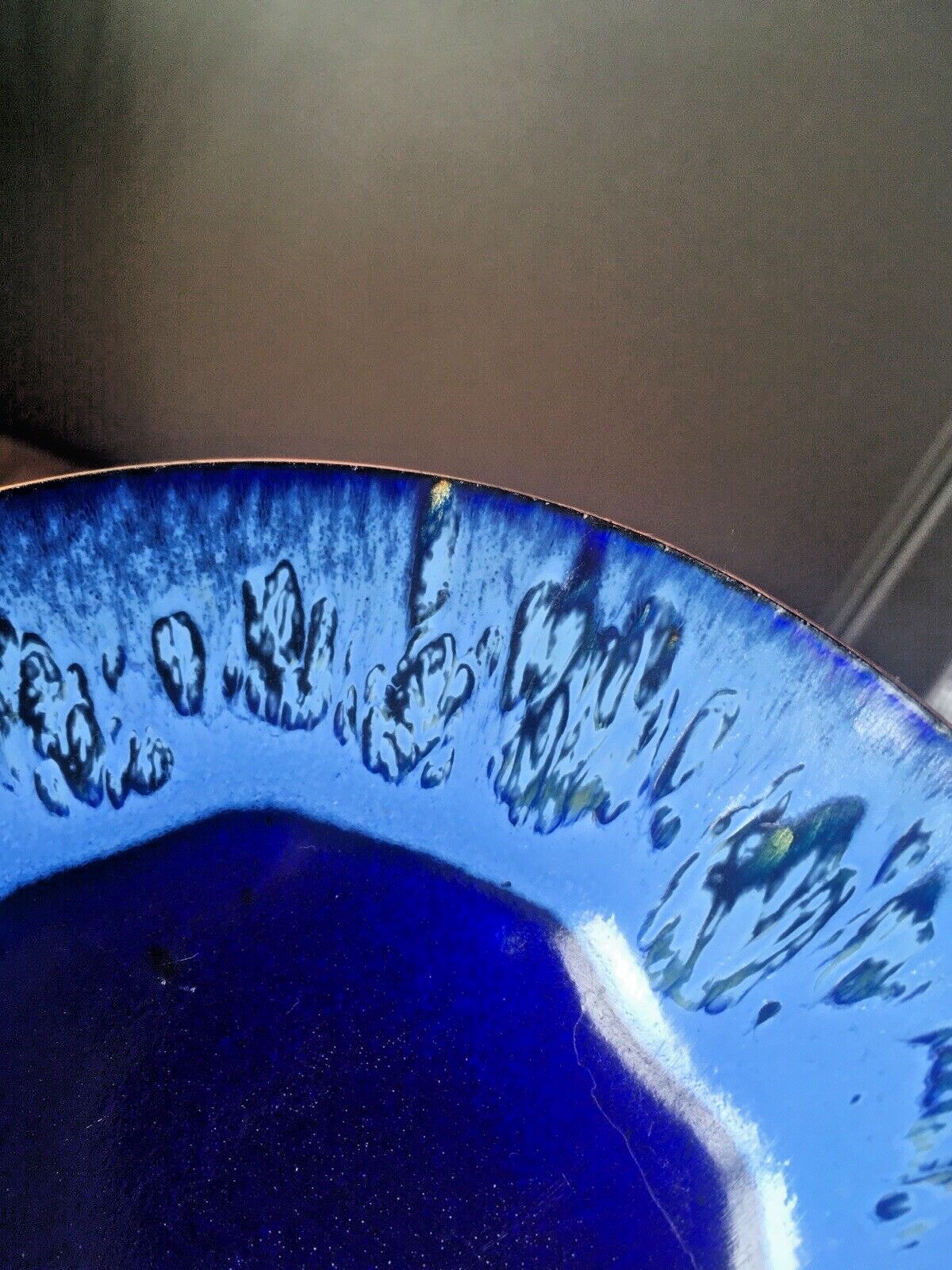 Mid Century Modern Fischland 60s Enamel Eyeball Dish Spike Candle Holder Vintage photo 50.0